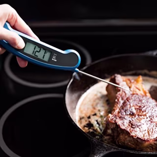 Lavatools Javelin PRO Duo Ambidextrous Backlit Professional Digital Instant Read Meat Thermometer for Kitchen, Food Cooking, Grill, BBQ, Smoker, Candy, Home Brewing, Coffee, and Oil Deep Frying