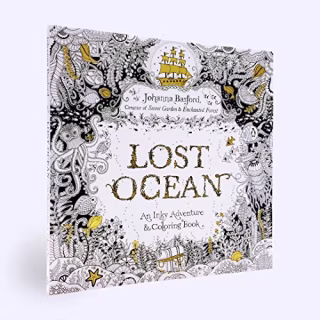 Lost Ocean: An Inky Adventure and Coloring Book