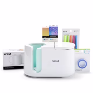 Cricut Mug Press + Essentials Materials Bundle