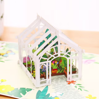 Liif Greenhouse Pop Up Card