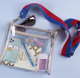 Erin Condren Clear Crossbody Bag
