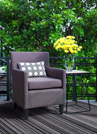 Green Decore Weaver Reversible Plastic Outdoor Area Rug