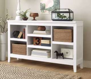 Carson Horizontal Bookcase with Adjustable Shelves