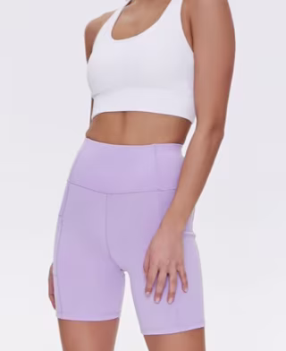 High-Rise Pocket Biker Shorts