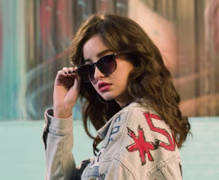 Sungait Vintage Round Sunglasses