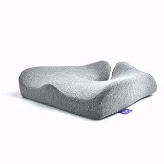 Cushion Lab Patented Pressure Relief Seat Cushion for Long Sitting Hours on Office & Home Chair - Extra-Dense Memory Foam for Soft Support. Chair Pad for Hip, Tailbone, Coccyx, Lower Back Pain Relief