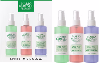 Mario Badescu Spritz. Mist. Glow. Facial Spray Trio
