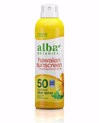 Alba Botanica Hawaiian Sunscreen Clear Spray, SPF 50