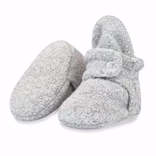 Zutano Cozie Bootie - Heather Gray - 6M