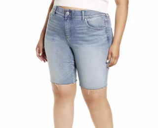 Jag Jeans Valentina High-Waist Cutoff Denim Shorts
