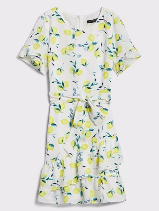 Frill Fit-and-Flare Dress