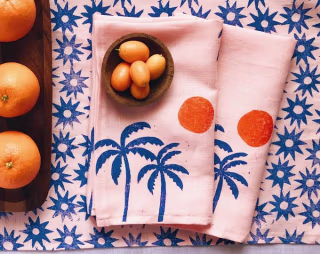Printed Linen Napkins