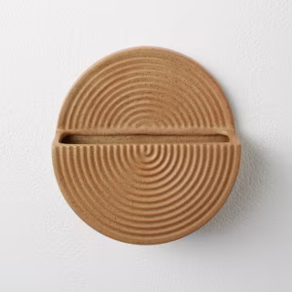 7.75" x 2.5" Wall Mounted Stoneware Planter Natural - Hilton Carter for Target