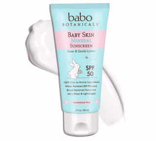 Babo Botanicals Baby Skin Mineral Sunscreen SPF 50