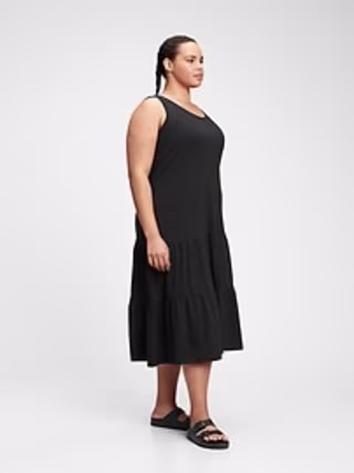 Gap Sleeveless Tiered Maxi Dress