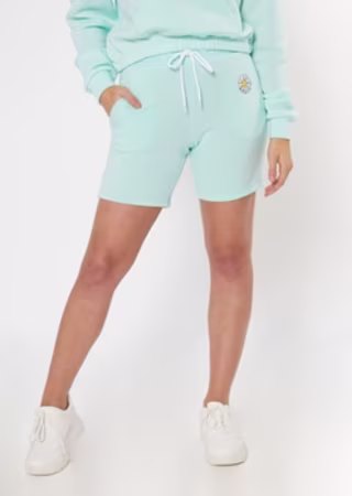 Rue21 Mint Daisy Long Knit Shorts