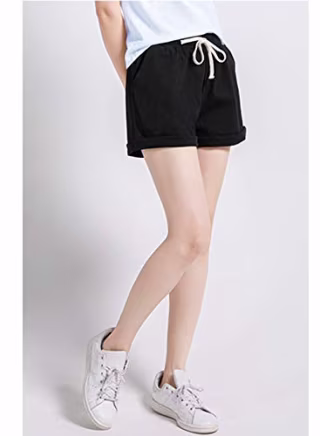 Vcansion Cotton Drawstring Shorts