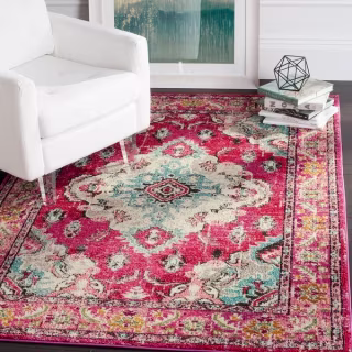 Safavieh Monaco Medallion Distressed Rug