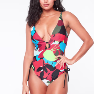 Bar Side III Side-Tie Monokini Swimsuit