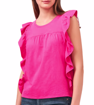 CeCe Cascading Ruffle Top