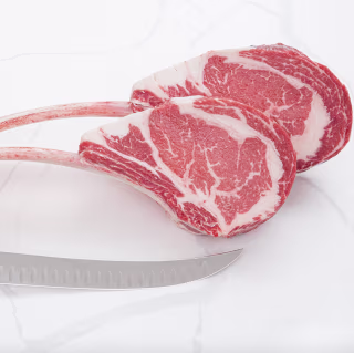 Dry-Aged Prime Black Tomahawk Steaks
