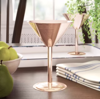 Birch Lane Melissa Copper Martini Glasses (2-Pack)
