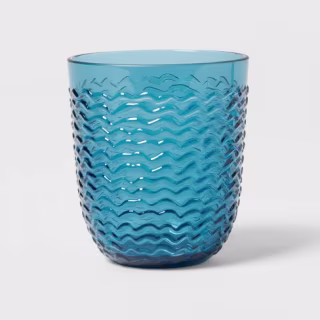 13oz Plastic Wave Texture Short Tumbler - Opalhouse(TM)