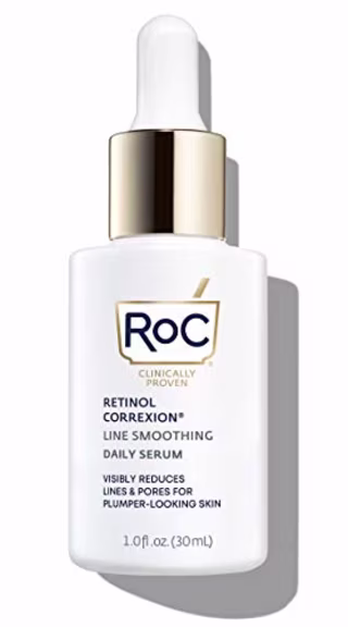 RoC Retinol Correxion Line Smoothing Retinol Serum, Anti-Aging Treatment, 1 Fl Oz