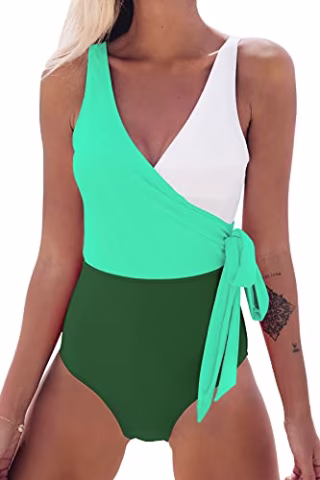 Cupshe Colorblock Swimsuit
