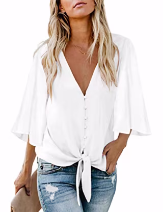 Luvamia Tie Knot Blouse