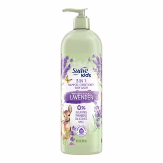 Suave Kids' Naturals Lavender 3-in-1 Shampoo Conditioner & Body Wash - 20 fl oz
