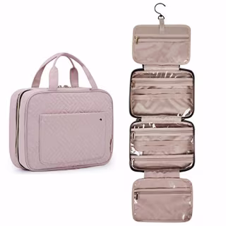 Bagsmart Toiletry Bag Travel Bag with Hanging Hook