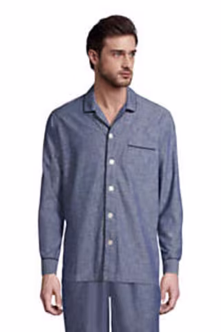 Men's Chambray Pajama Shirt