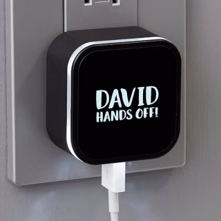 Write Your Own Personalized LED Triple Port USB Charger