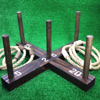 Rustic Ring Toss Outdoor Lawn Game