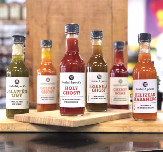 B&P's Hot Sauce Rainbow Six Pack