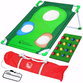 GoSports BattleChip Backyard Golf Cornhole Game