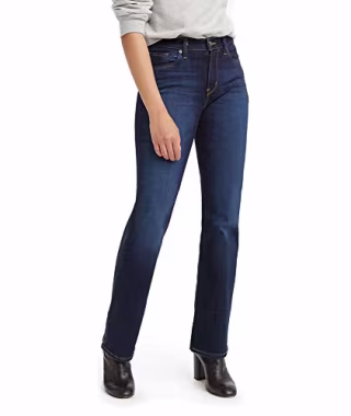 Levi's Women's Classic Bootcut Jeans, Cobalt Distress, 26 (US 2) M