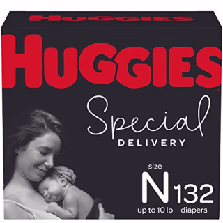 Hypoallergenic Baby Diapers Size Newborn, 132 Ct, Huggies Special Delivery
