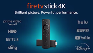 Fire TV Stick 4K with all-new Alexa Voice Remote, streaming media player