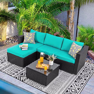 Walsunny 3-Piece All-Weather Outdoor Patio Set