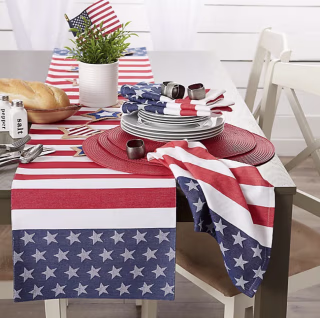 72-Inch x 14-Inch Table Runner in Red/White/Blue