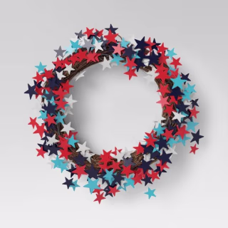 Sun Squad Americana Scatter Star Wreath