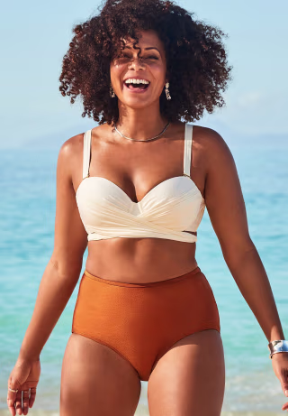 GabiFresh Cup Sized Wrap Underwire Bikini Set