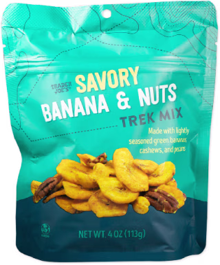 Trader Joe's Savory Banana & Nuts Trek Mix