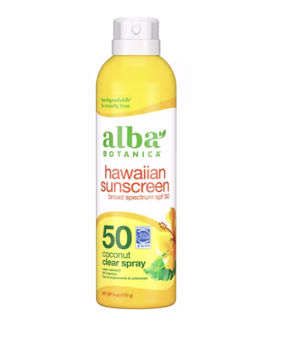 Alba Botanica Hawaiian Sunscreen Spray, SPF 50