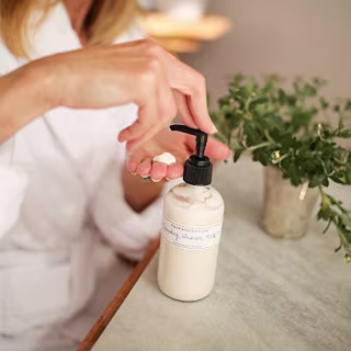 Farmaesthetics Nourishing Lavender Milk Face and Body Lotion 8 oz