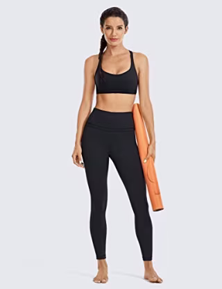 CRZ YOGA Women's Naked Feeling Workout Leggings