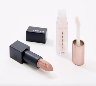 Lawless Beauty Plumping Gloss and Lipstick