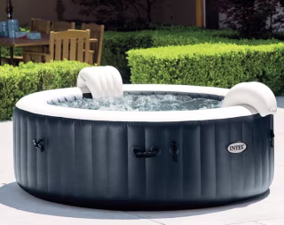 Intex PureSpa Plus 4-Person Portable Inflatable Hot Tub